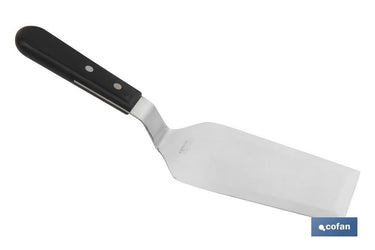 Cofan – Espátula Acodada | Acero Inoxidable Profesional para Cocina y Barbacoa